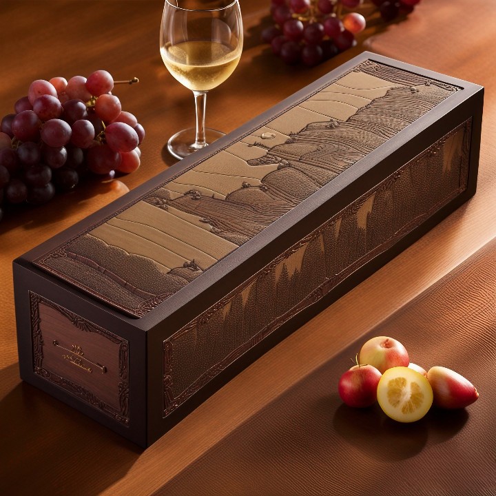 Unikalny projekt pudełka na wino. Spersonalizowane pudełka na wino dla winnic i winiarni