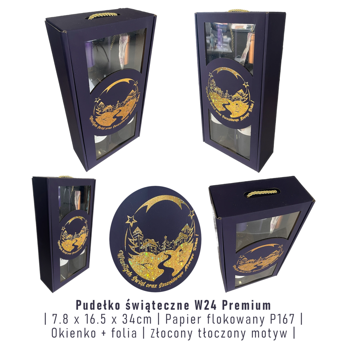 Najlepsze świąteczne pudełko premium W24 do wręczania wykwintnych prezentów