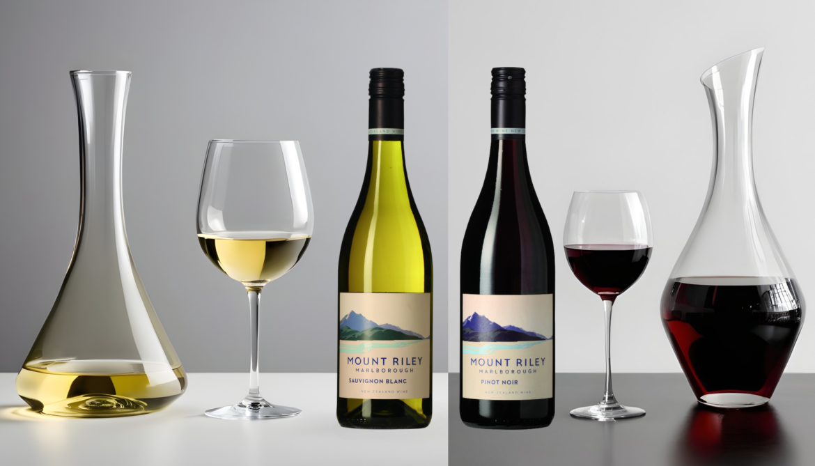MARLBOROUGH Mount Riley Sauvignon Blanc vs Pinot Noir