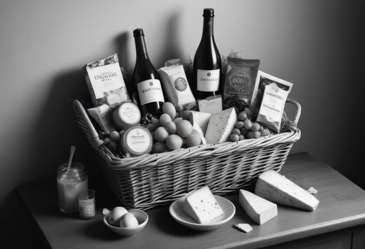 Proces pakowania prezentów z podanymi koszami to idealny prezent z podziękowaniami